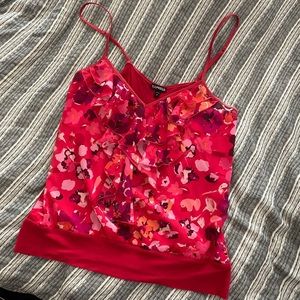 Express floral tank top.